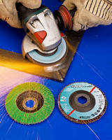Ceramic Flap Discs provide aggressive stock removal.