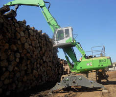 More Pull, Extra Height Pushes New SENNEBOGEN Log Handler to the Forefront for Ward Timber