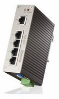Ethernet Switches and Media Converters have industrial grade design.
