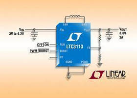 Buck-Boost DC/DC Converter provides up to 96% efficiency.