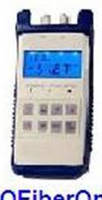 Handheld Optical Multimeter has power meter and light source.