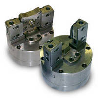 Precision Workholding Chuck uses serrated insert pads.