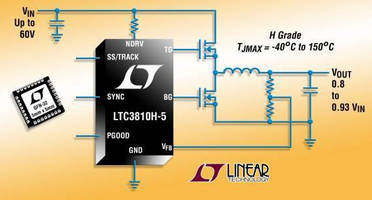 Synchronous Step-Down DC/DC Controller is specified to 150°C.