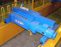 Wire Rope Hoists offer 50 and 100 ton capacities.
