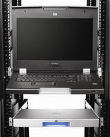 KVM Console provides local access to servers in rack.