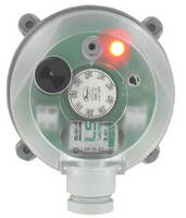 Differential Pressure Alarm features scaled adjustment knob.