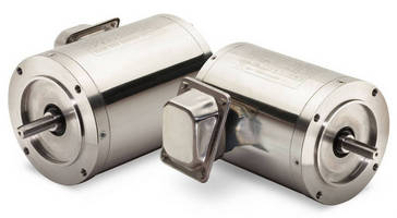 Stainless Steel Motors are engineered for washdown applications.