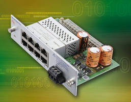 Fan-Free PoE Modules allow use of 16 Ethernet ports per switch.
