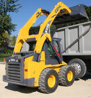 Skid Loader offers 131 inches of near-vertical lift .