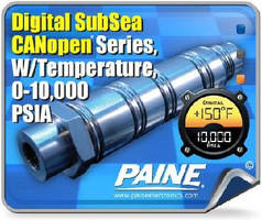 Pressure and Temperature Transducers suit subsea systems.