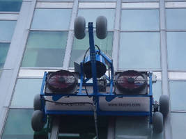 Automated Window Cleaning System offers optional fan package.