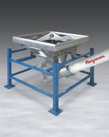 Bulk Bag Unloader has flexible screw conveyor.