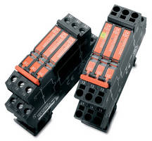 Solid-State, Terminal Block Relays provide electrical isolation.