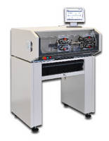 Wire/Cable Cut and Strip Machine processes wires up to 2/0 AWG.
