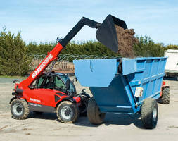 Telescopic Handler provides max life height of 19 ft, 3 in.