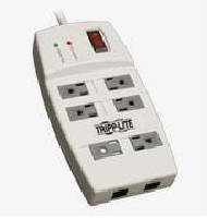 Surge Suppressors feature widely spaced outlets.