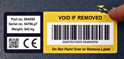 Tamper Evident Label destructs upon attempted removal.