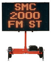 Solar-Powered Message Display meets MUTCD requirements.