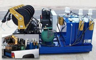 Portable Lubrication System serves large industrial plants.