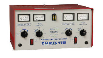 Battery Charger features 2-bank design.