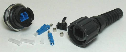 Fiber-Optic Duplex LC Connectors carry IP67 rating.