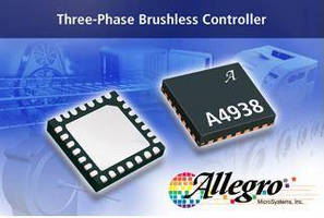 Brushless DC Motor Pre-Driver includes 3 Hall element inputs.