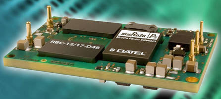 DC/DC Bus Converter serves distributed power applications.