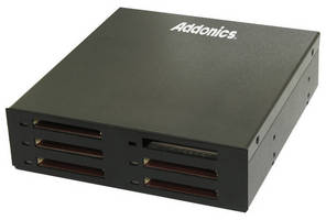 Storage Drive accommodates 6 CF/CFast cards in 5¼ in. bay.