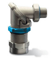 Adjustable Cable Fitting terminates metal-clad and Teck cable.