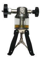 Hydraulic Hand Pump delivers 15,000 psi of pressure.