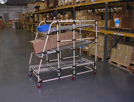 Mobile Flow Rack suits assembly and warehouse operations.