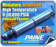 Pressure/Temperature Transducers have miniature, amplified design.