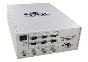 Multi-I/O Avionics Tester connects to any USB port.