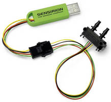 DP Sensor Evaluation Kit connects directly to computer.