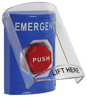 Pushbutton Cover provides sound and/or wireless signal alerts.