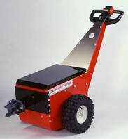 Battery-Operated Pusher lets one user move heavy loads.