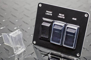 Clear Rocker Switch Boot ensures complete environmental sealing.