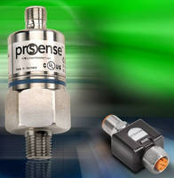 Pressure, Temperature Transmitters offer choice of outputs.