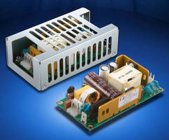 Open-Frame AC-DC Supplies deliver 65 W from 2 x 4 in. footprint.