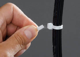 Cable Tie enables trimming excess tail without tools.