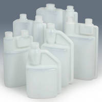 Twin Neck Bottles perform as container and dispenser.
