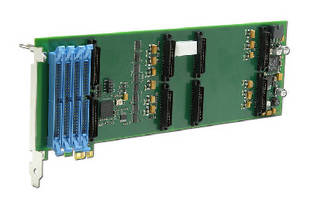 PCIe Carrier Card interfaces up to 4 mezzanine modules.