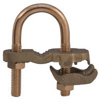 Bronze Waterpipe Clamps safely deliver required grounding.