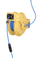 Self-Retracting Cable Reel suits static grounding applications.