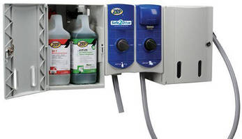 Cleaning Solution Dispenser has safe, closed loop design.