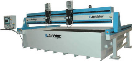 Waterjet Cutting Machine processes material up to 5 x 13 ft.