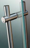 Locking Pull Handle aesthetically enhances door security.