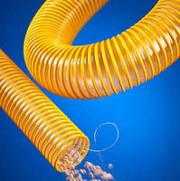 Flexible Thick-Wall Hose is suited for bulk pneumatic conveying.