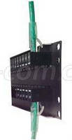 19 Inch Rack Panels provide right-angle CAT5e couplers.