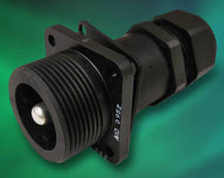 Rugged Connector combines high amperage, low mating force.